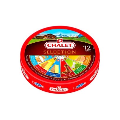Chalet assortiment fromage 12 portions 170 gr