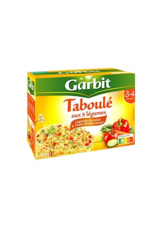 FR - Garbit taboulé 5 légumes du soleil huile olive 3-4 portions 525 gr