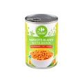 Alubias blancas clásicas en salsa de tomate Carrefour 400g