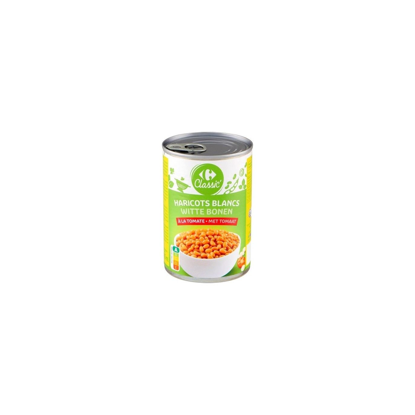 Carrefour Classic haricots blancs sauce tomate 400 gr