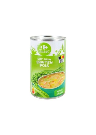 Carrefour Classic soupe pois lard 460 ml