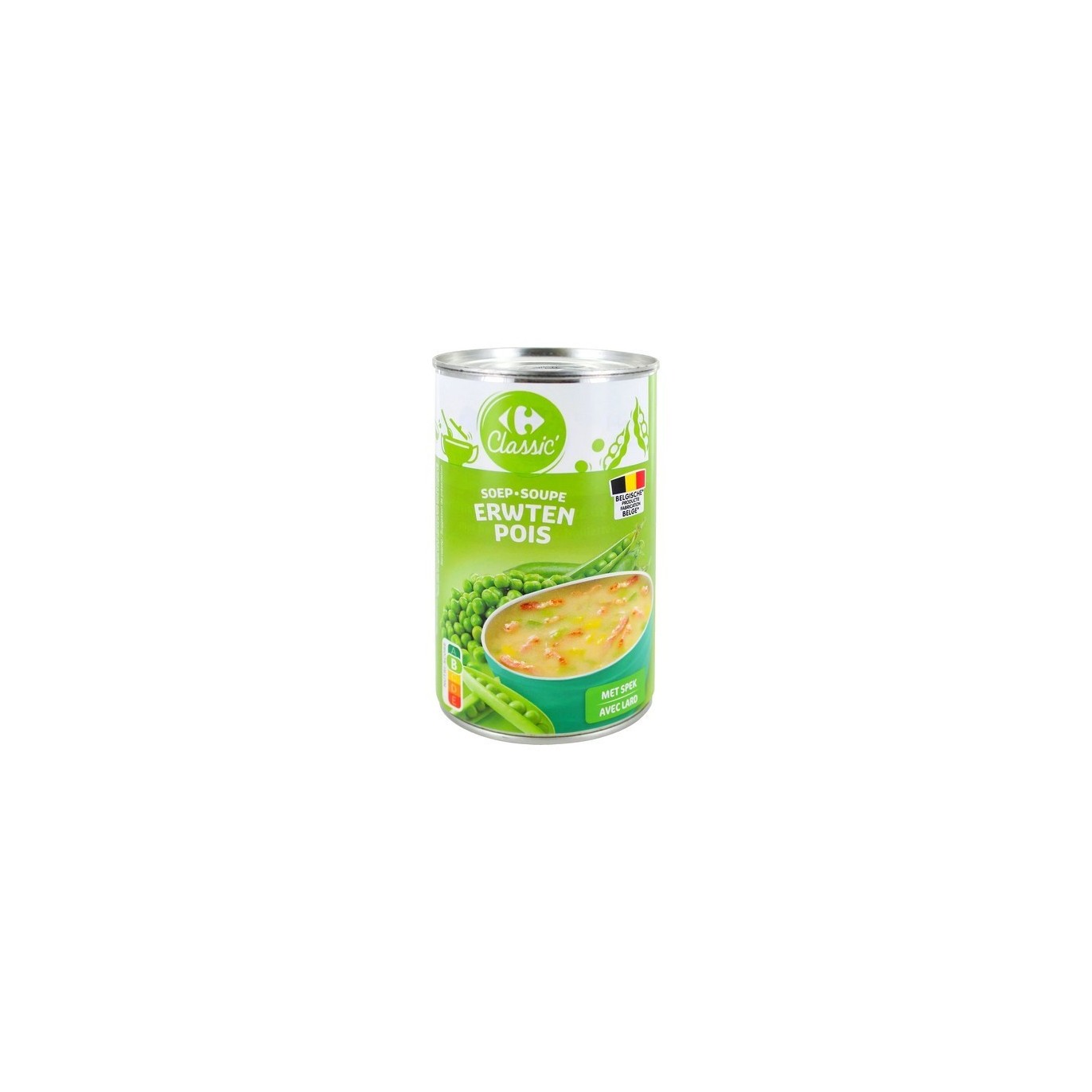 Carrefour Classic soupe pois lard 460 ml