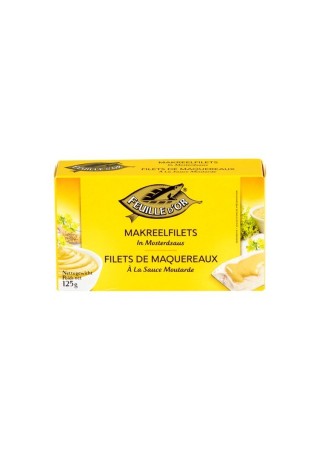 Feuille d'Or maquereau sauce moutarde MSC 125 gr