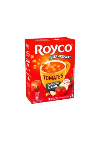 FR - Royco soupe tomates croûtons ail extra craquant 3 pc