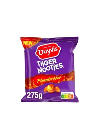 Duyvis Tiger Nuts nootjes flamin'hot 275 gr