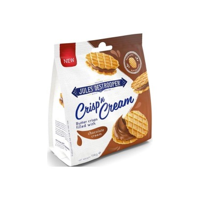 ACW - Jules Destrooper Crisp'n Cream chocolat 114 gr