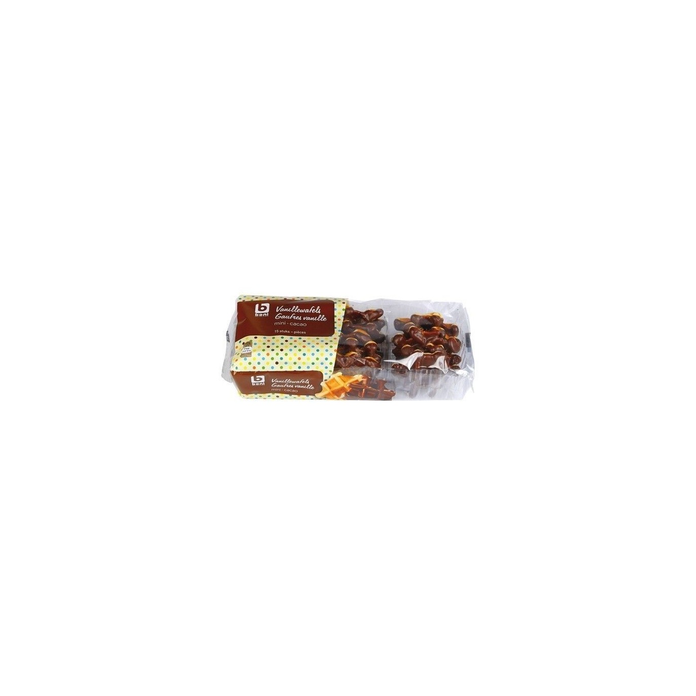 Boni Selection mini gaufres vanille chocolat 250 gr CHOCKIES