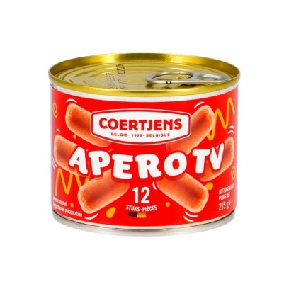 Coertjens 12 saucisses apéro TV 215 gr
