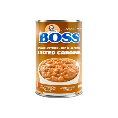 D - Boss riz à la crème goût caramel salé 400 gr