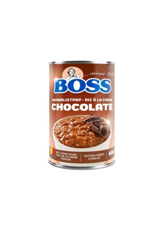 D - Boss riz à la crème goût chocolat 400 gr