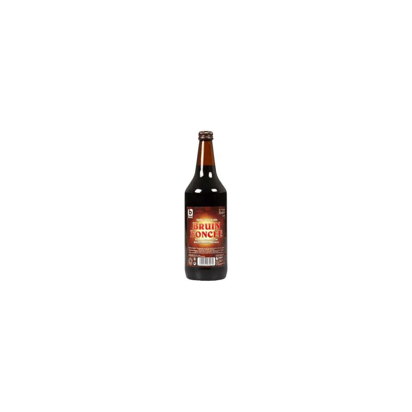 Boni Selection bière brune de table belge 1.5% 75 cl