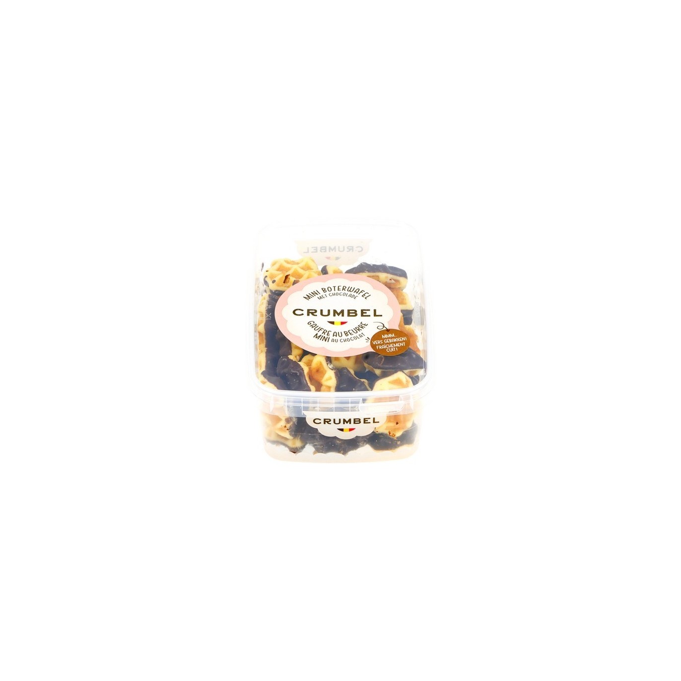 Crumbel mini gaufres au beurre au chocolat 250 gr