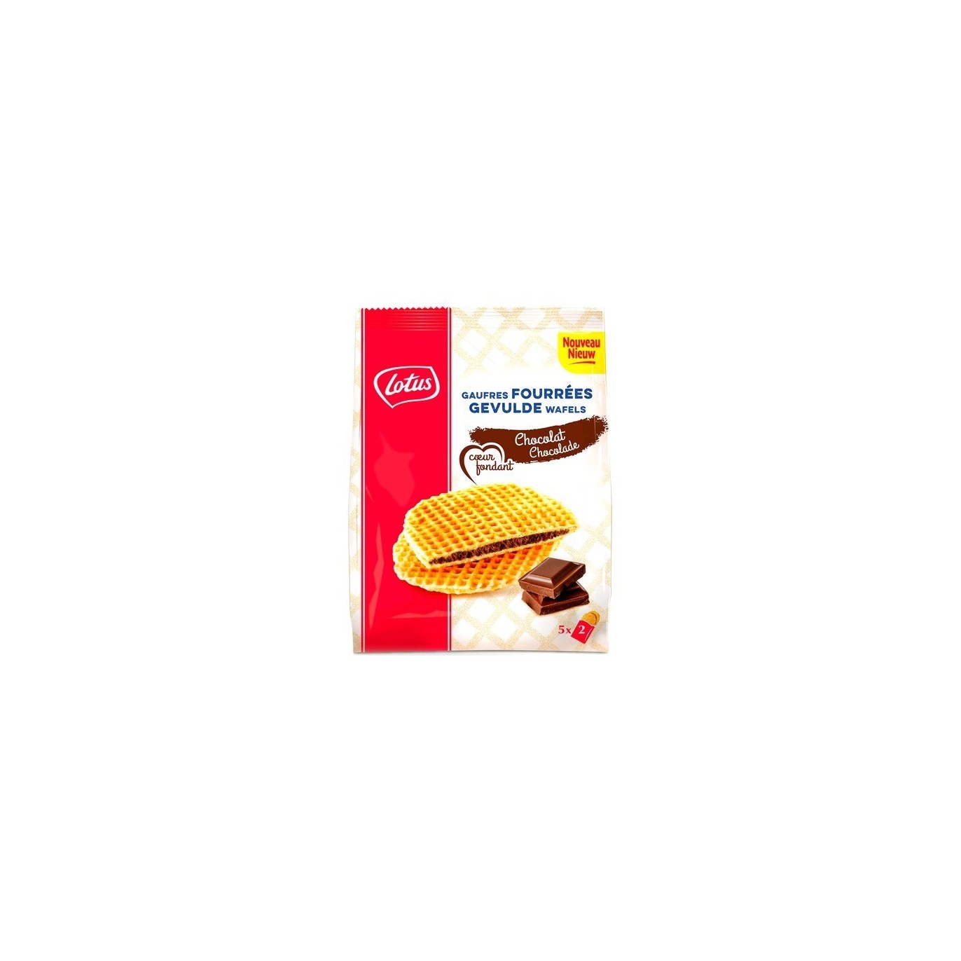 D - Lotus gaufres fourrées chocolat 5x 2 pièces - 290 gr