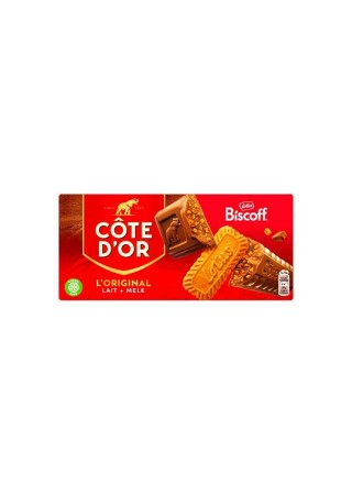 D - Côte d'Or Original chocolat lait Lotus Biscoff 2x 190 gr