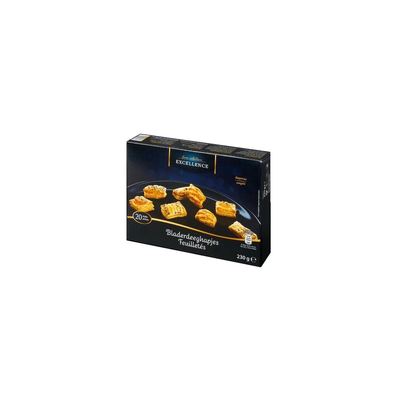 A - Excellence mini feuilletés 230 gr