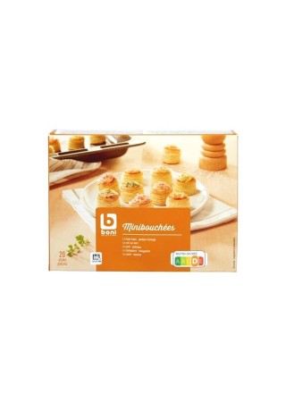 Boni Selection 20 mini bouchées 350 gr