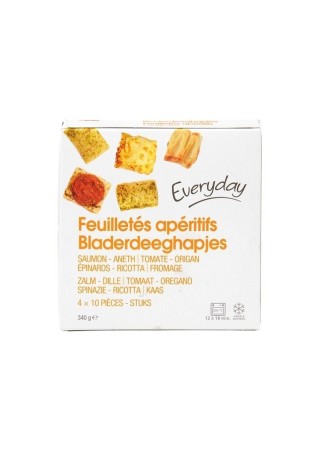 EVERYDAY 40 feuilletés apéritifs 340 gr