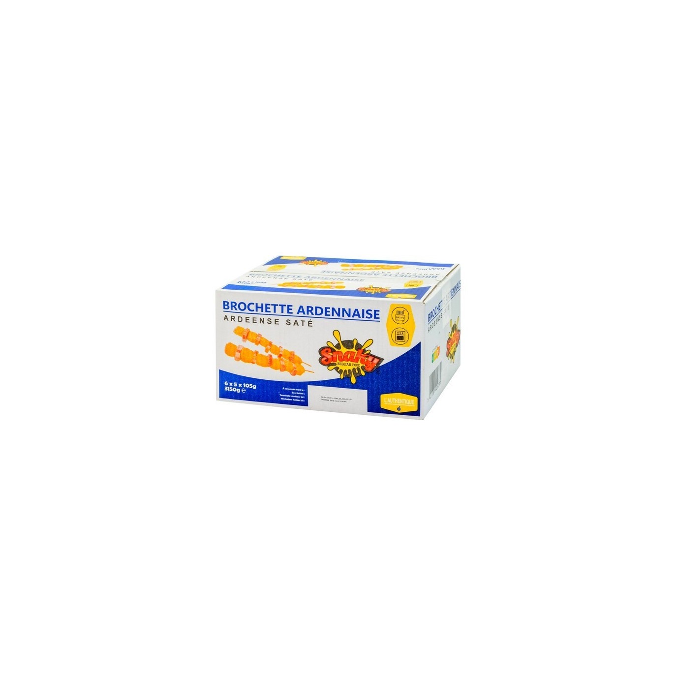 XX - Snaky brochettes Ardennaise 6x (5x 105 gr)