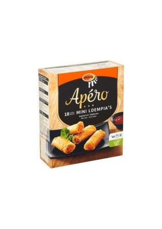 Mora Apéro Mini Loempia's Végétarien 18x 20 gr Livraison Surgelé belge