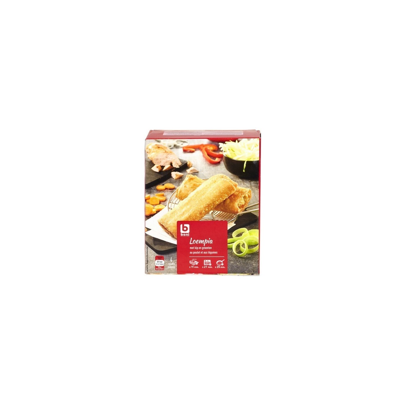 Boni Selection loempia poulet légumes 4 pc 600 gr