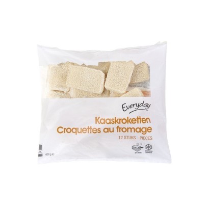 EVERYDAY 12 croquettes au fromage 600 gr