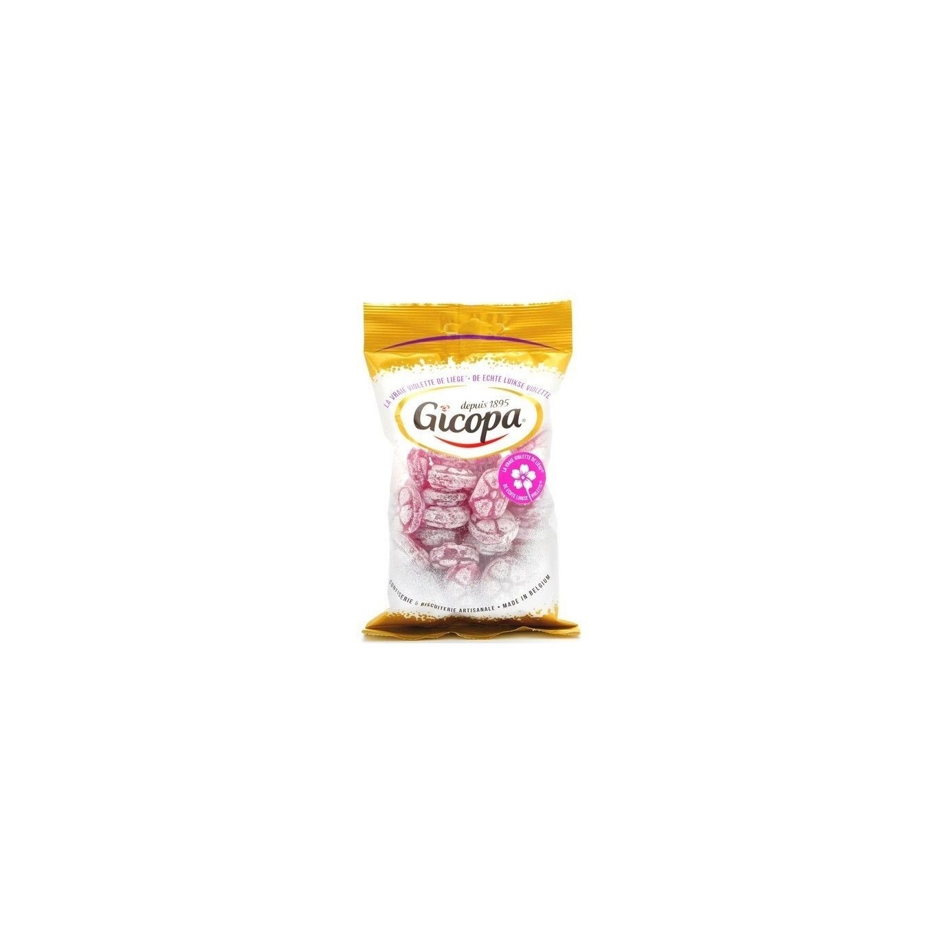 Gicopa Violette de Liège 200 gr CHOCKIES épicerie belge