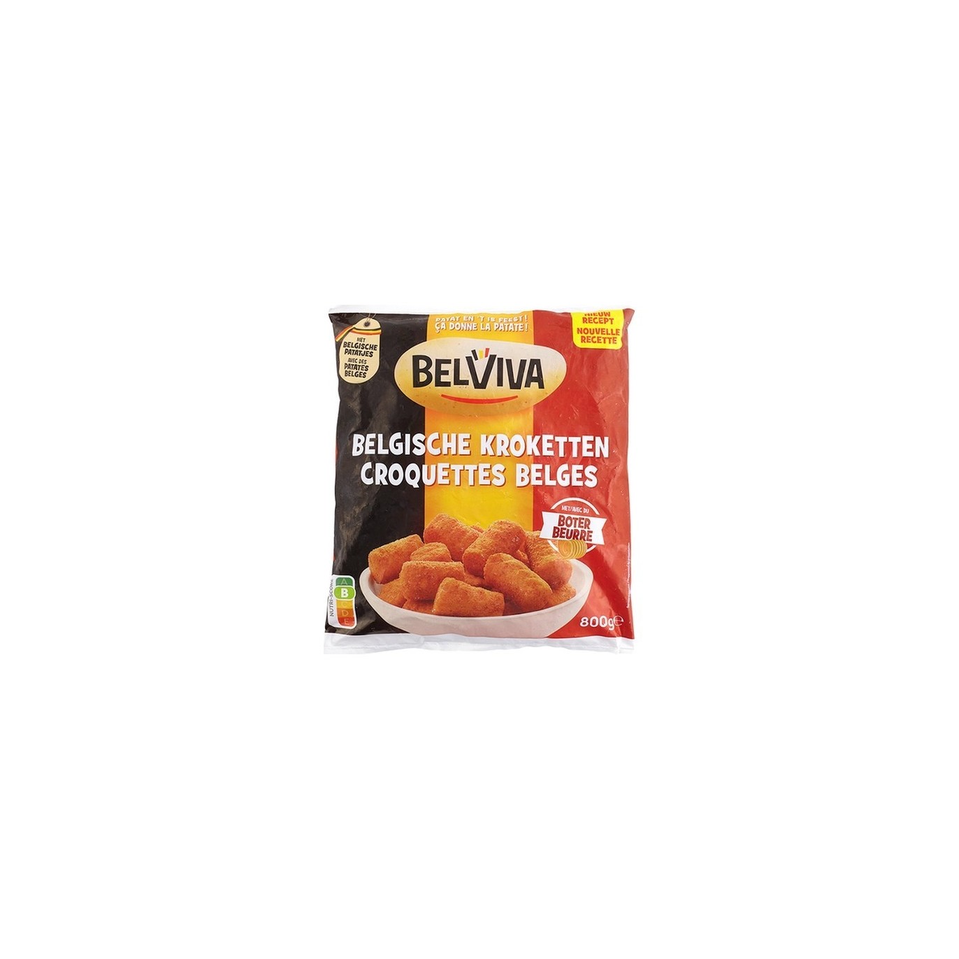 Belviva - Lutosa croquettes Belges au beurre 800 gr