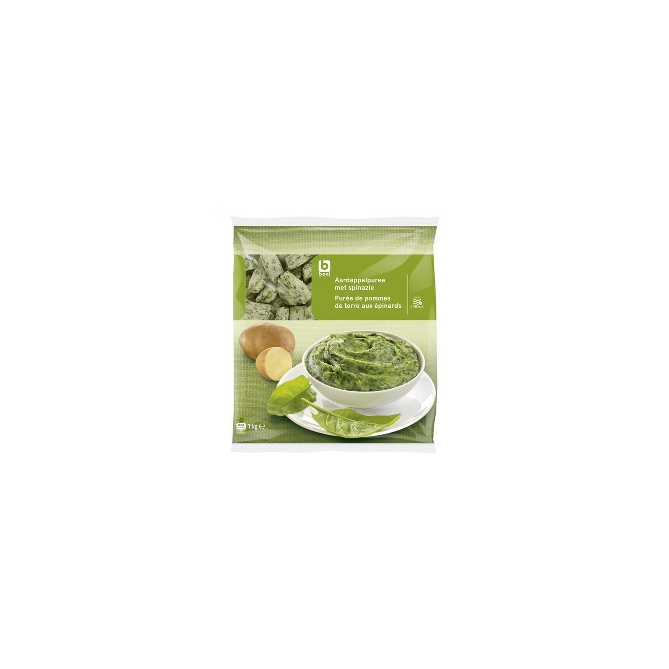 Boni Selection purée aux épinards 1 kg