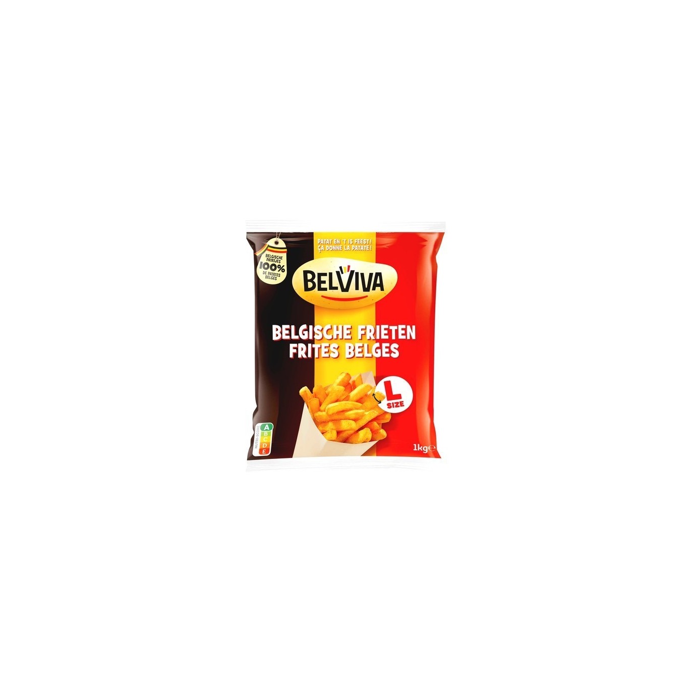 D - Belviva - Lutosa frites belges taille L 1 kg