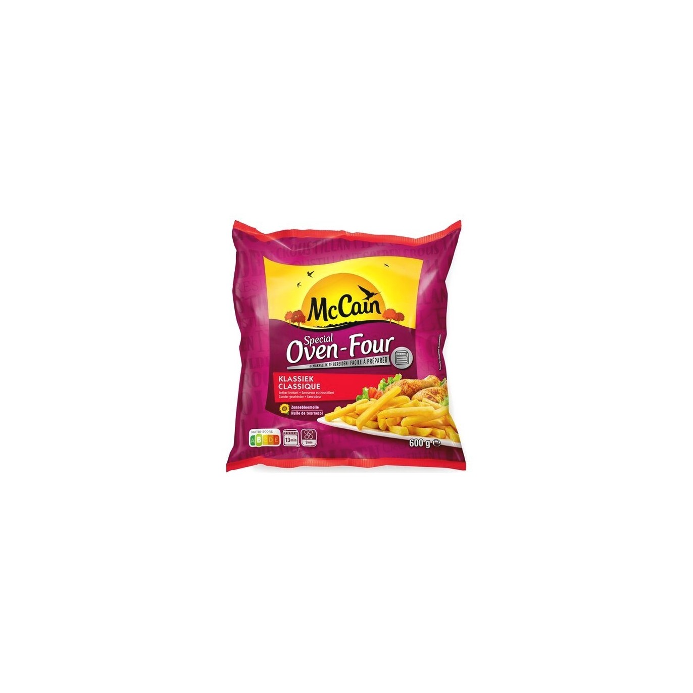 Mc Cain frites classiques spécial four 600 gr