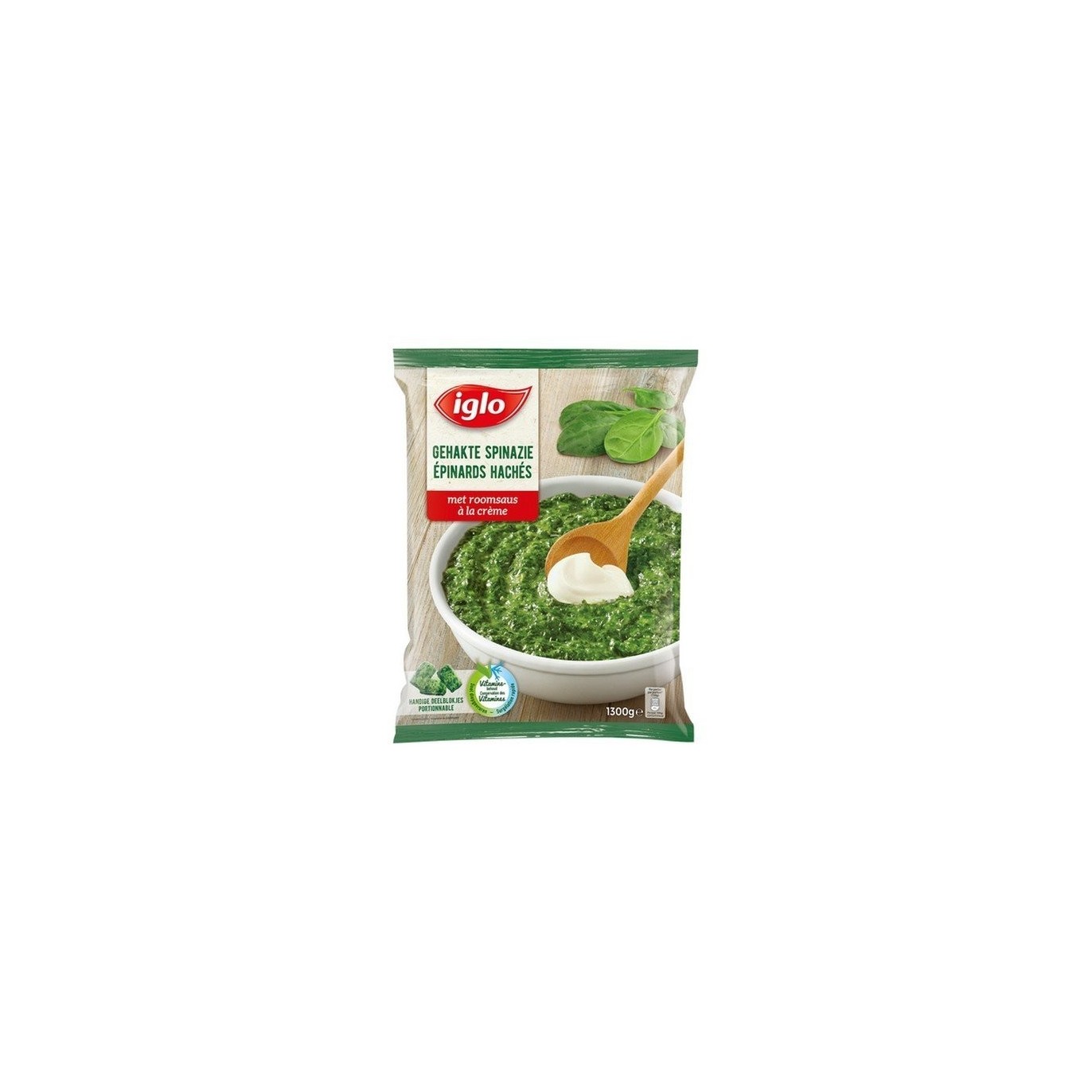 Iglo épinards haché à la crème 1