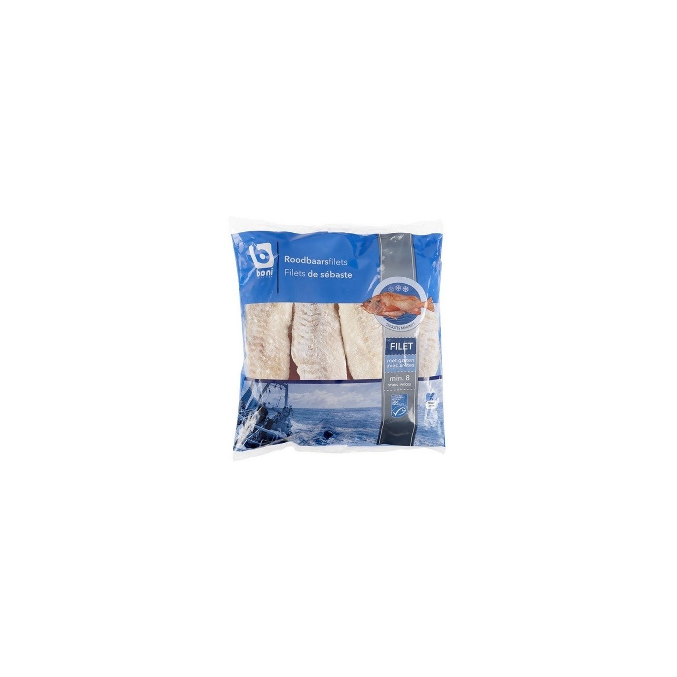BONI SELECTION filet de sébaste (±8pcs)1kg - BELFREEZE