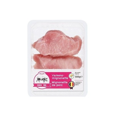 L - Mignonnettes de Porc 300 gr chockies boucherie belge