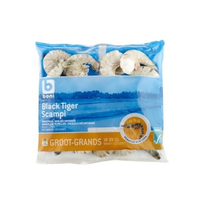 BONI SELECTION scampis cru (18-23) 500gr - BELFREEZE