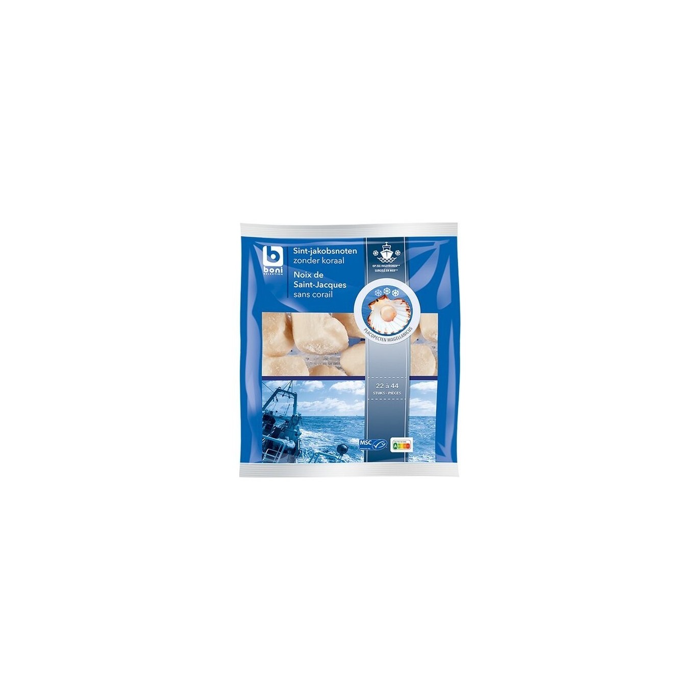Boni Selection Saint Jacques sans corail (20-40) 500 gr