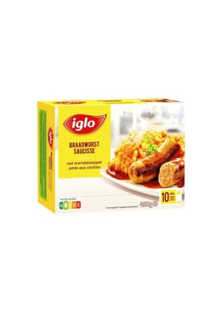Iglo saucisse potée aux carottes 450 gr