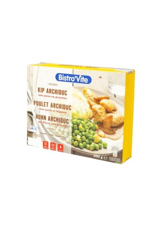 A - Bistro Vite poulet sauce archiduc purée et légumes 500 gr