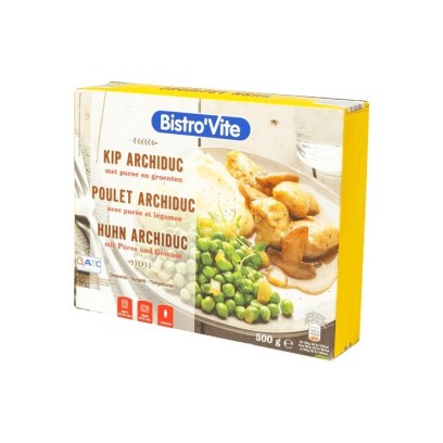 A - Bistro Vite poulet sauce archiduc purée et légumes 500 gr