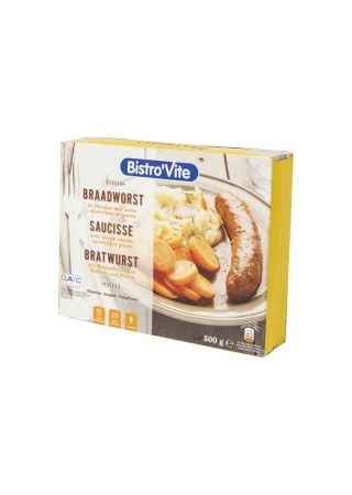 A - Bistro Vite saucisse purée et carottes 500 gr