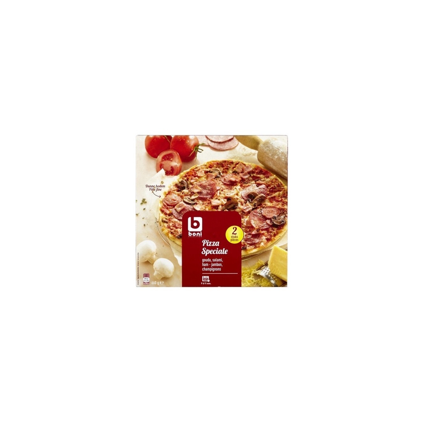 BONI SELECTION pizza speciale 2x330gr - Belfreeze
