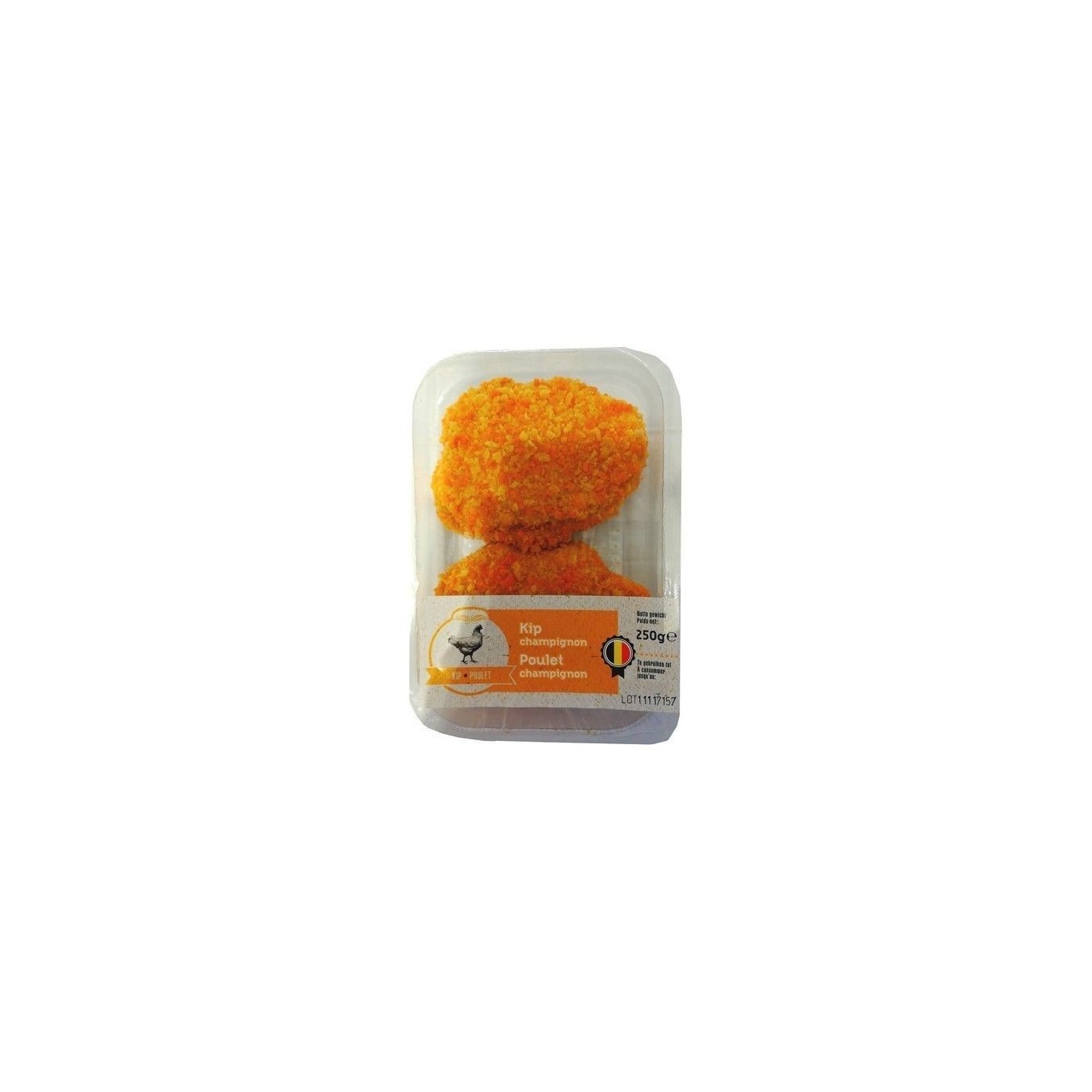 L - Escalope de poulet aux champignons 250 gr chockies