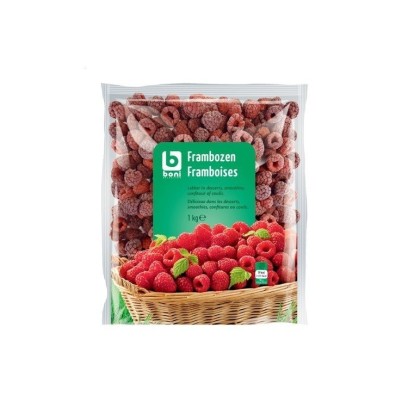 BONI SELECTION framboises surgelées 1kg BELFREEZE