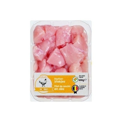 L - Dés de filet de poulet 500 gr chockies