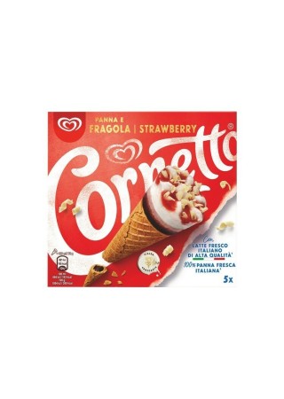 Ola Cornetto fraise 5x 120 ml