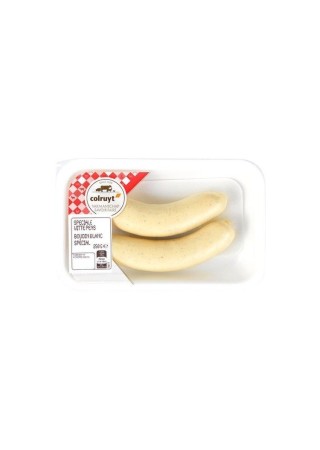 Boudin blanc spécial 2x 125 gr chockies boucherie belge