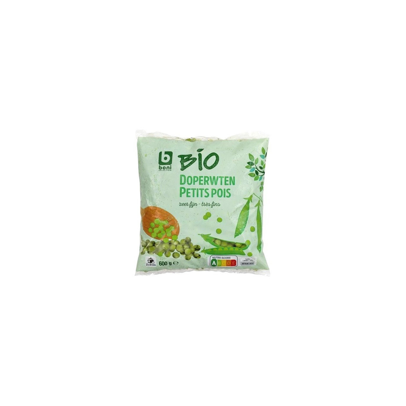 Boni Selection BIO petits pois très fins 600 gr