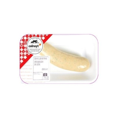 Gros Boudin de Liège 250 gr chockies boucherie belge