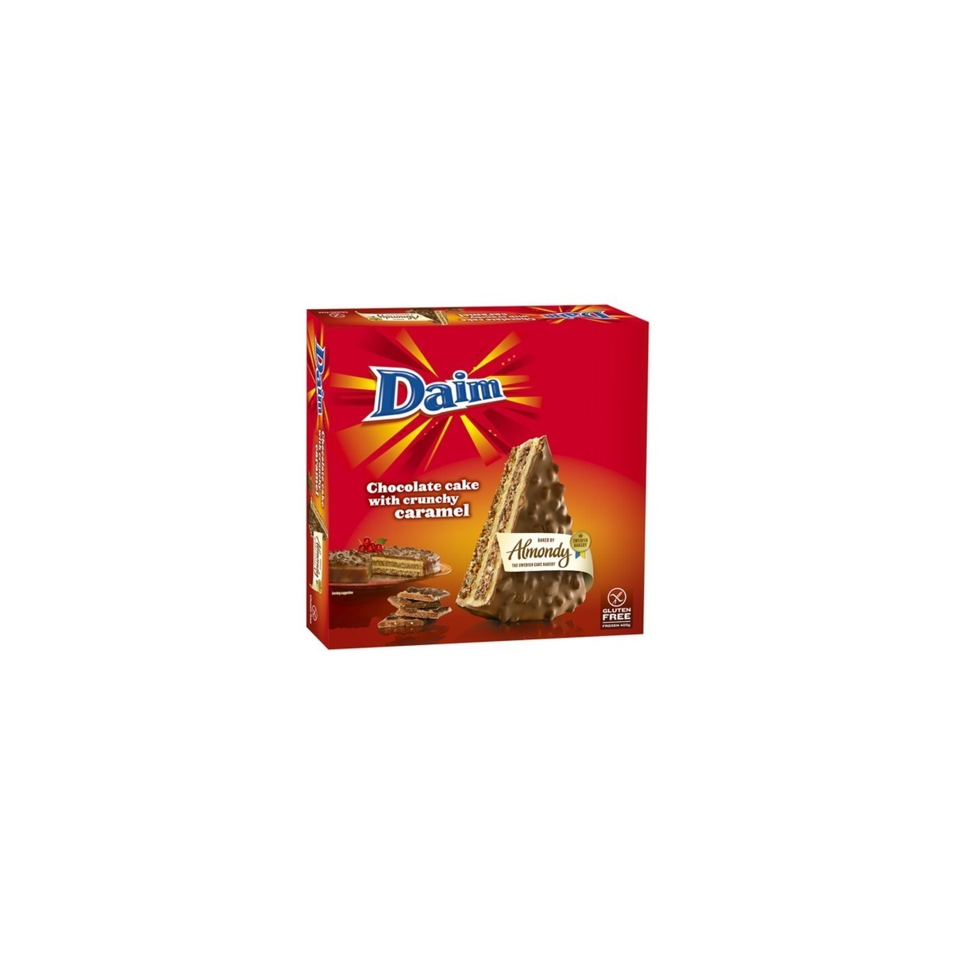 Almondy daim tarte au chocolat et caramel -  BELFREEZE