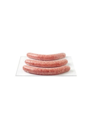Saucisse boeuf et porc +/- 450 gr chockies viande belgique