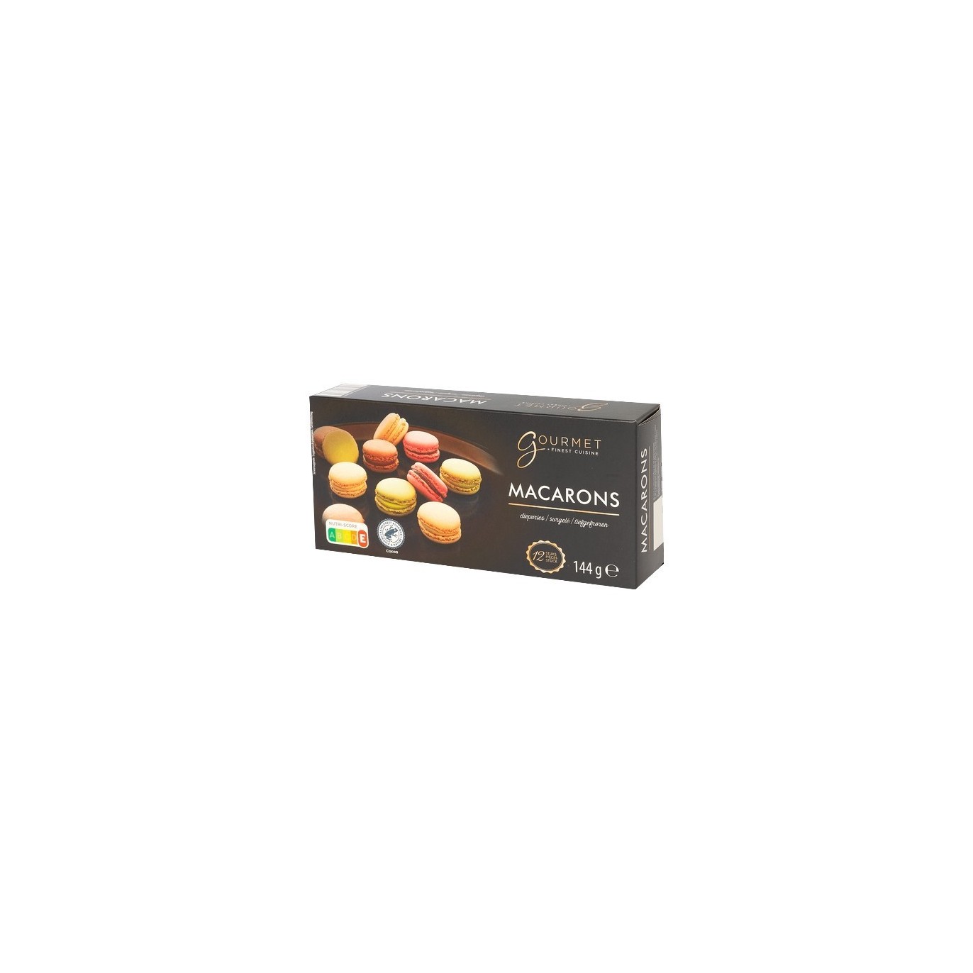 A - Excellence - Gourmet Finest Cuisine 12 macarons 4 goûts 144 gr